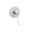 Stainless Steel Lever Handle In Wall Mixer