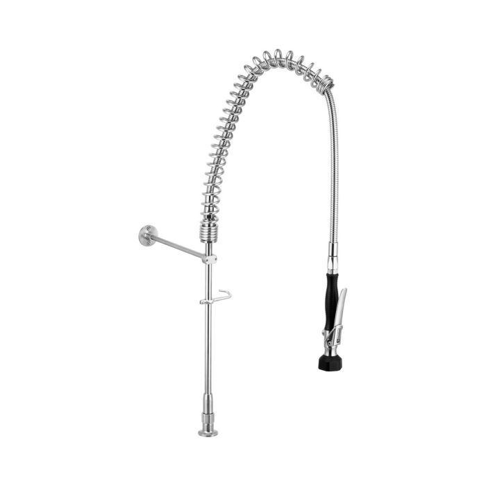 Stainless Steel Hob Mount Pre Rinse Unit - No Stops