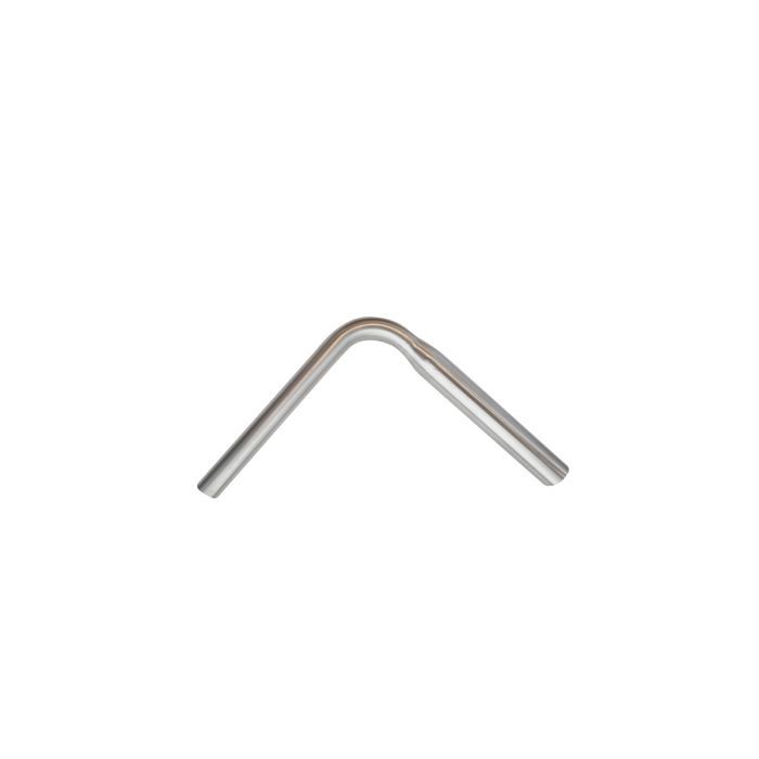 Stainless Steel Flush Pipe, Option: Tapered 50-40mm, L shape 440mmx395mm