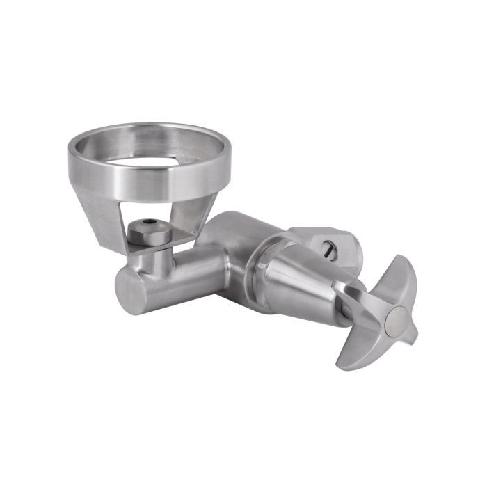 45 Degree Bubbler with Mouthguard, Option: Cam Action Bubbler with Metal Mouthguard