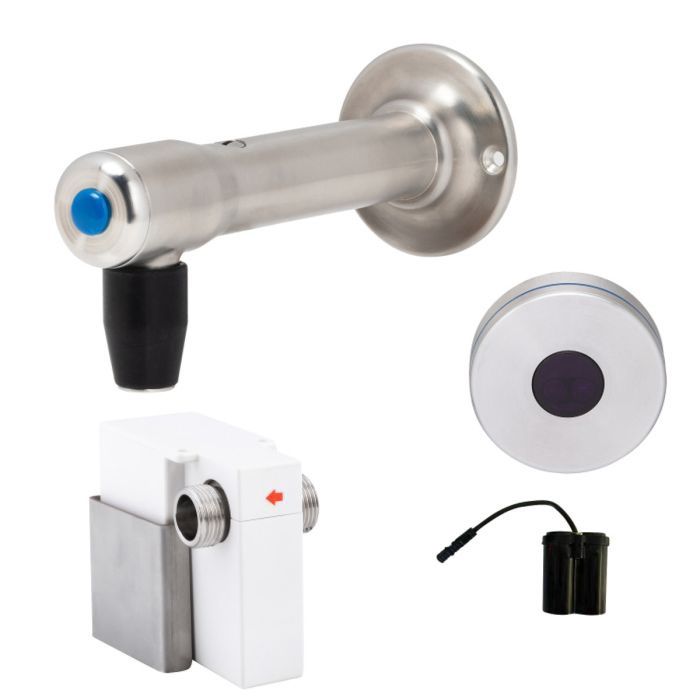 Wall Mount Sensor Operated Bottle Filler, Option: Battery Operated