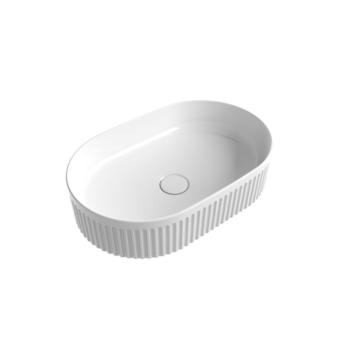 Cadel Above Counter Basin, Colour: Gloss White