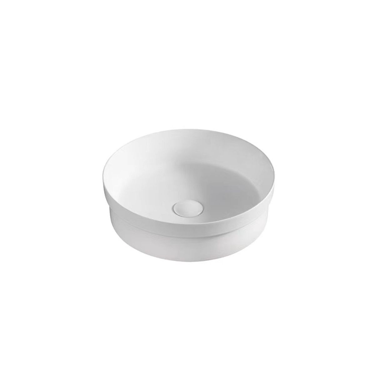 Lena Semi Inset Basin, Colour: Gloss White