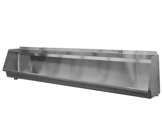 Wall Hung Urinal with Pipe &amp; Grate