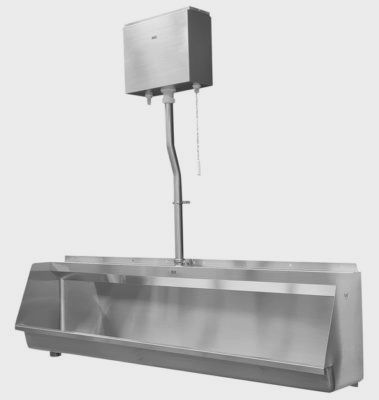 Complete 1800mm setup with pullchain &amp; pipe clip, Size: 1800mm