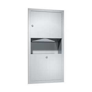 Paper Towel Dispeser &amp; Waste Bin, Finish: Traditional, Option: Reccessed, Size: 7.6L Capacity