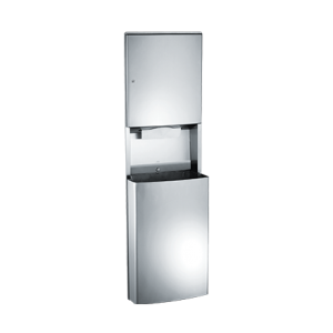 Roval Collection Paper Towel Dispeser &amp; Removable Waste Bin, Option: Reccessed, Size: 56L Capacity