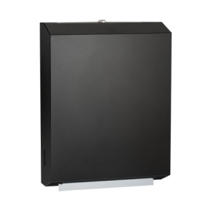 Traditional Collection Paper Towel Dispenser, Option: Surface Mounted / Matte Black