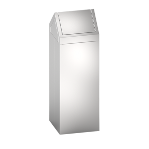 Waste Bin with Dual Swing Top
