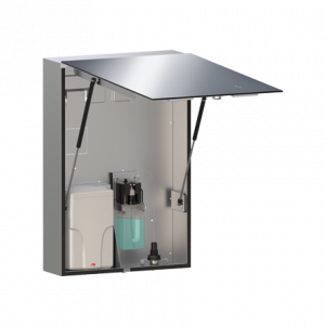 BTM System Mirror Cabinet with Liquid Soap Dispenser and Hand Dryer