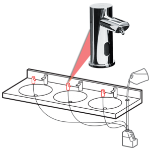 EZ Fill™ Multi-Feed Foam Soap Dispenser Plug-In, Option: Chrome Single
