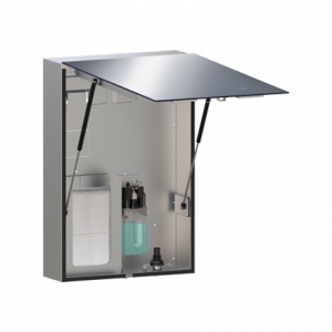 BTM System Mirror Cabinet with Foam Soap Dispenser and Paper Towel Dispenser