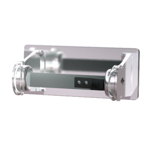 Single Toilet Roll Holder with Controlled Delivery