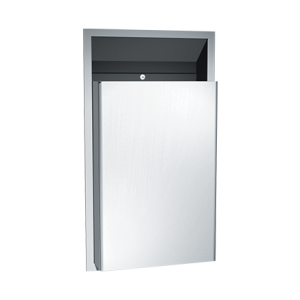 Traditional Collection Waste Bin, Option: Semi-Reccessed, Size: 46L