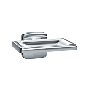 Soap Dish with Drain Holes - Satin