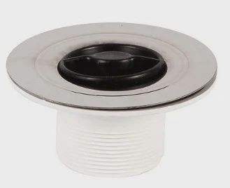 Stainless Steel Plug &amp; Waste, Size: 90 x 50