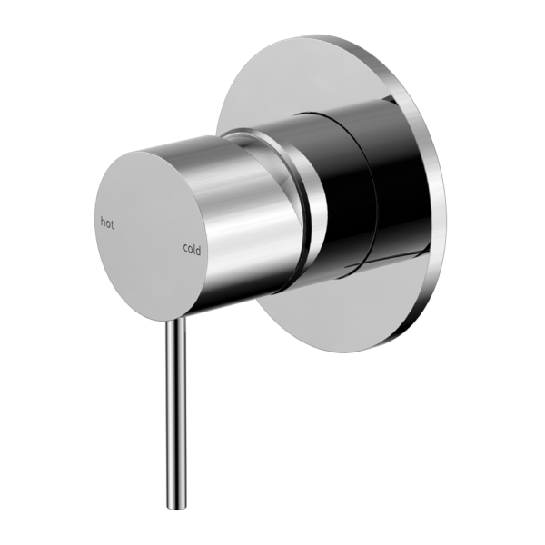 Mecca Shower Mixer 80Mm Plate, Finish: Chrome