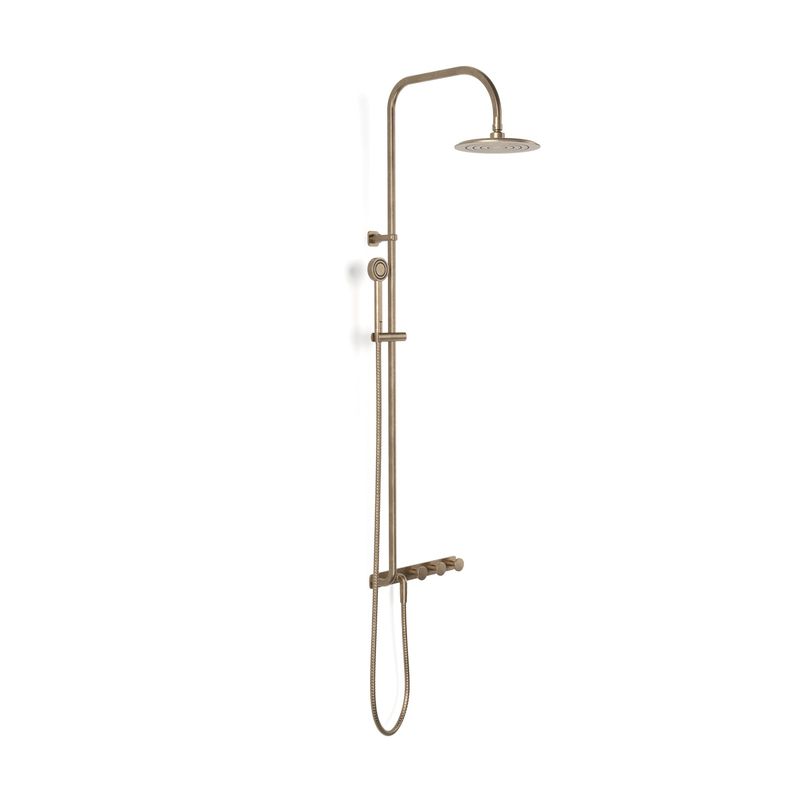 Figura Disc Wall Dual Shower Tap System