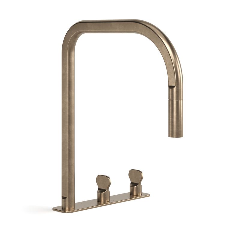 Figura Key Deck Mount Sink Tap Set - Pull Out