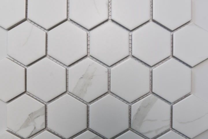 Granville Mosaic Sheet, Colour: Hexagon, Size: 281x325