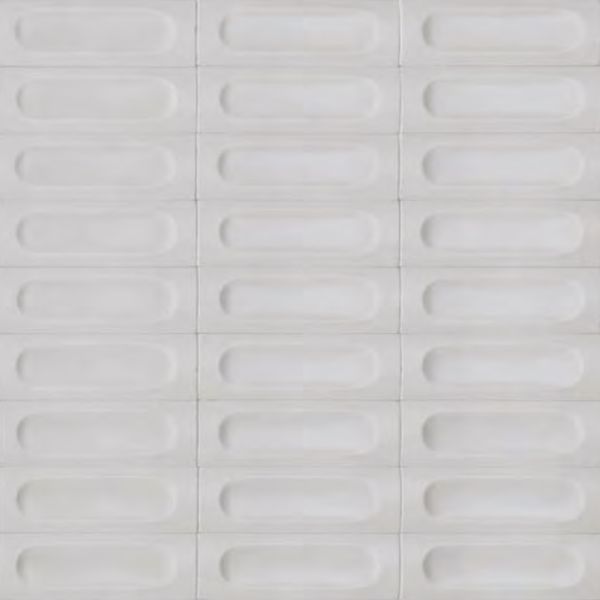 Arriva Decor 3D, Colour: Bianco, Size: 50 x 150