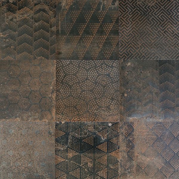 Oxidart - Patchwork, Colour: Dark, Size: 200 x 200