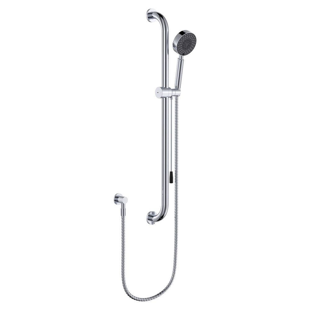 Stella Care Rail Shower, Colour: Chrome, Type: With Push/Pull Slider