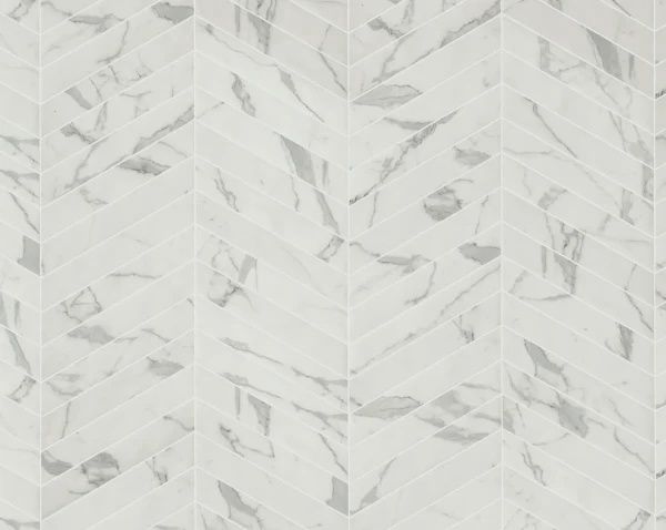 Scultorea, Colour: Statuario Chevron, Size: 75x450