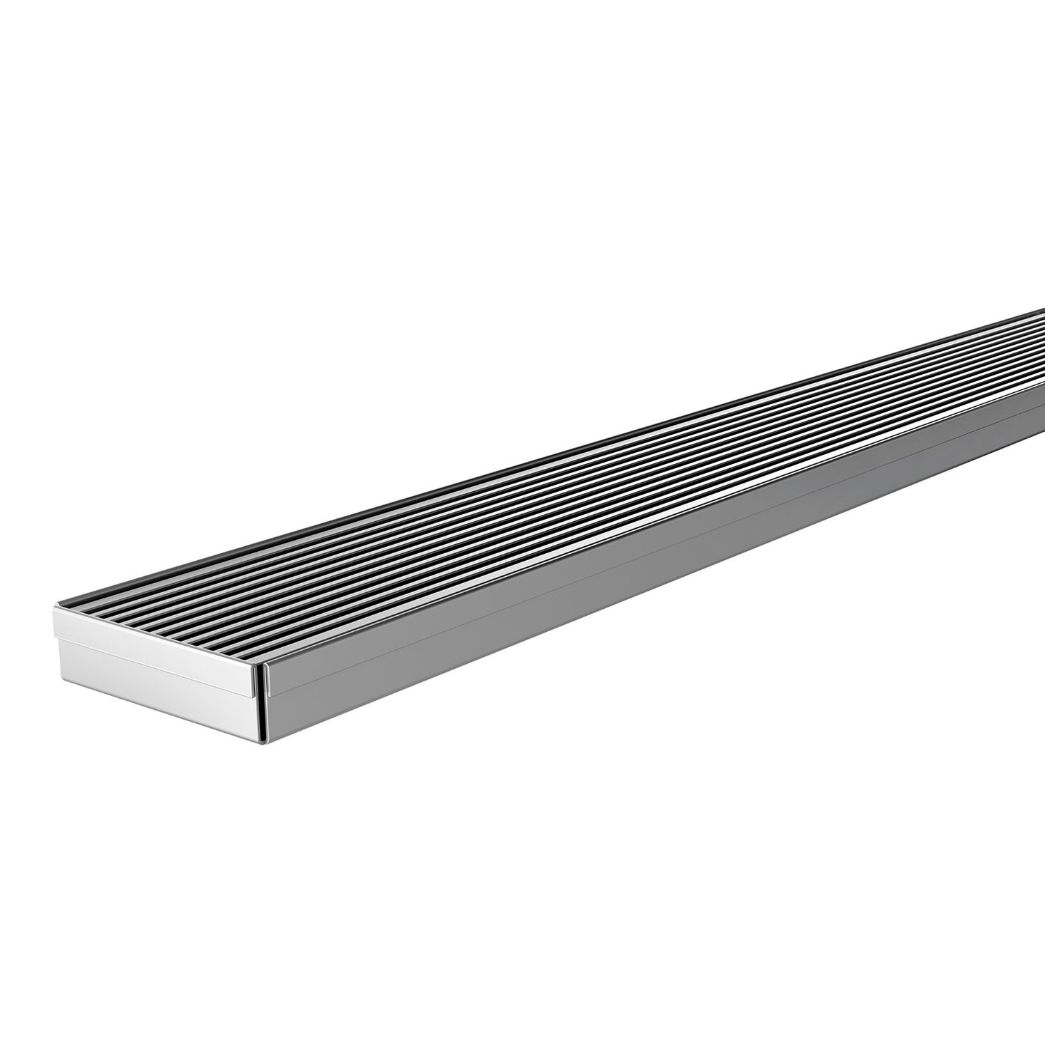 Phoenix Flat Channel Drain HG 75, Outlet: 45mm, Size: 600mm
