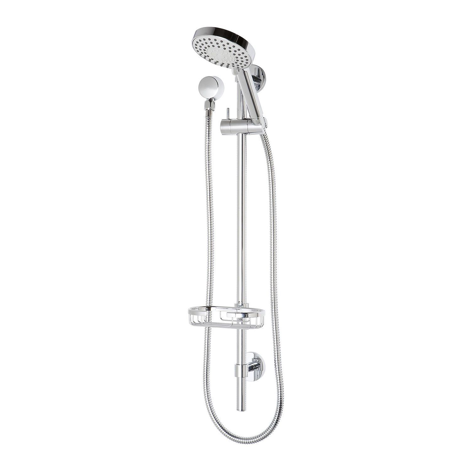 Vivid Premium Rail Shower, Colour: Chrome