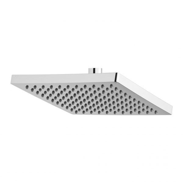 Lexi Shower Rose 200mm Square, Colour: Chrome
