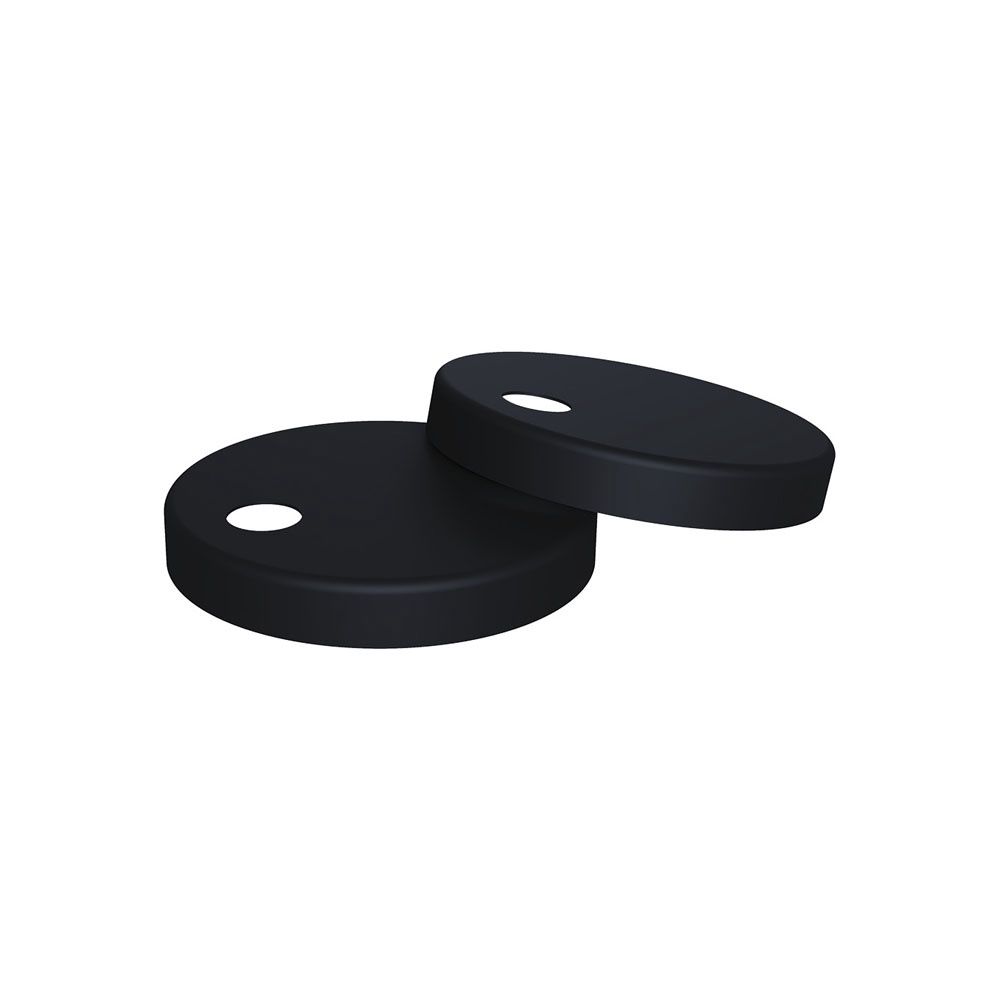 Seat Hinge Covers for Standard Seats (Fienza), Colour: Matte Black