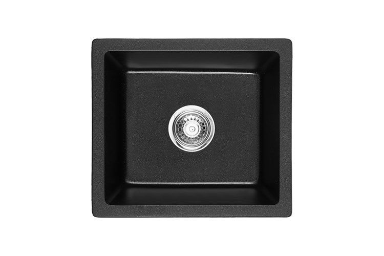 Bellevue Small Rectangular Sink, Colour: Matte Black