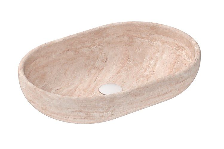 Ollie Above Counter Basin, Colour: Travertine