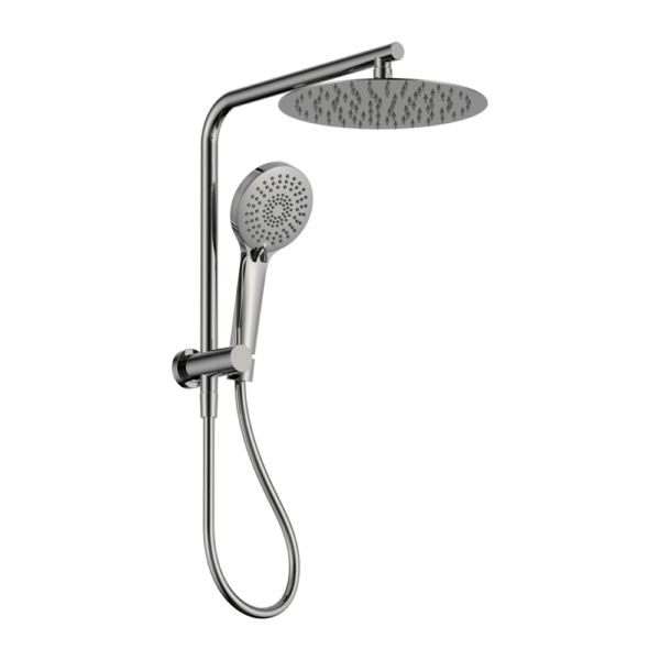 Mecca 2 in 1 Twin Shower, Colour: Chrome