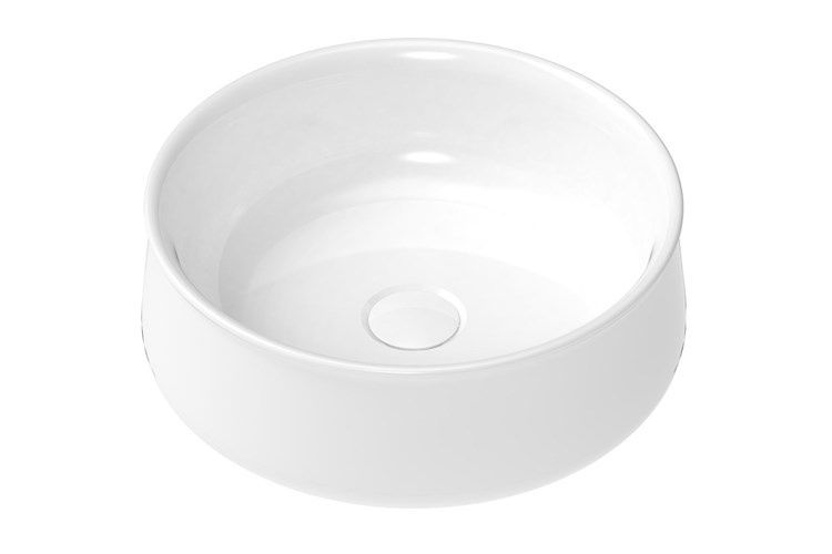 Jennifer Above Counter Basin, Finish: Gloss White