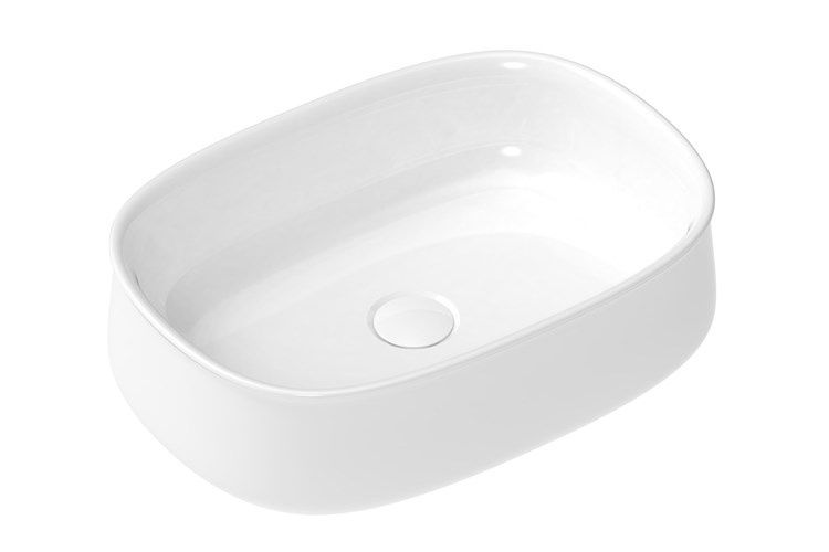 Hewitt Above Counter Basin, Finish: Gloss White