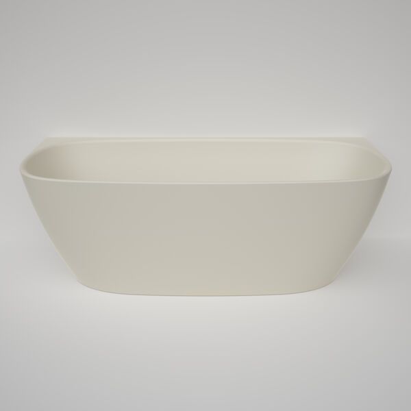 Contura II Back to Wall Freestanding Bath, Colour: Matte Clay, Size: 1700mm