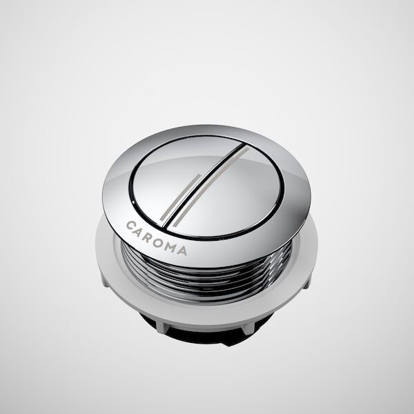 Urbane II Wall Faced Close Coupled Flush Button, Finish: Chrome