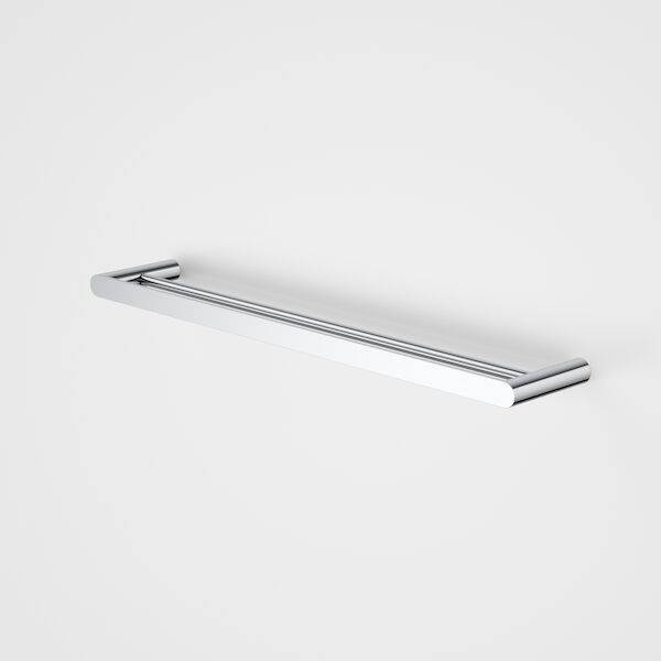 Urbane II Double Towel Rail, Finish: Chrome, Size: 625mm