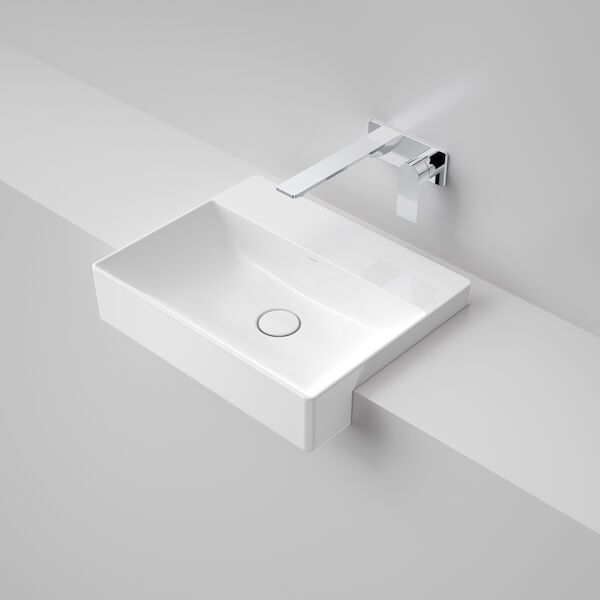 Urbane II Semi Recessed Basin, Option: No Tap Hole