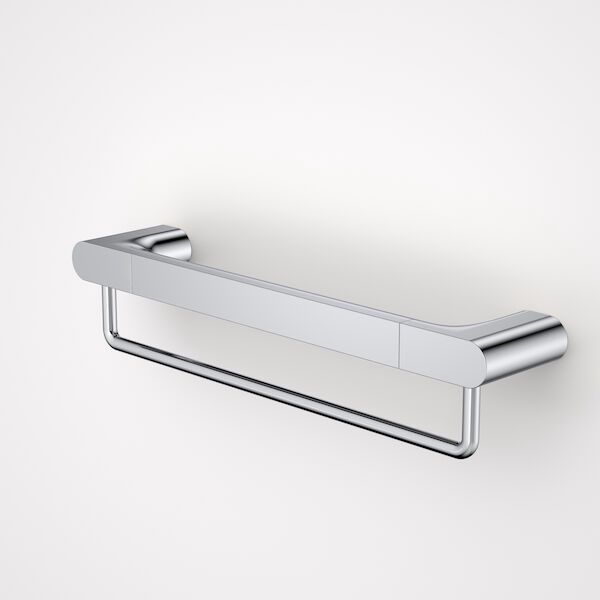 Urbane II Universal Towel Rail 400mm Set, Finish: Chrome