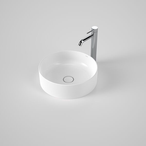 Liano II 400mm Round Above Counter Basin, Colour: White