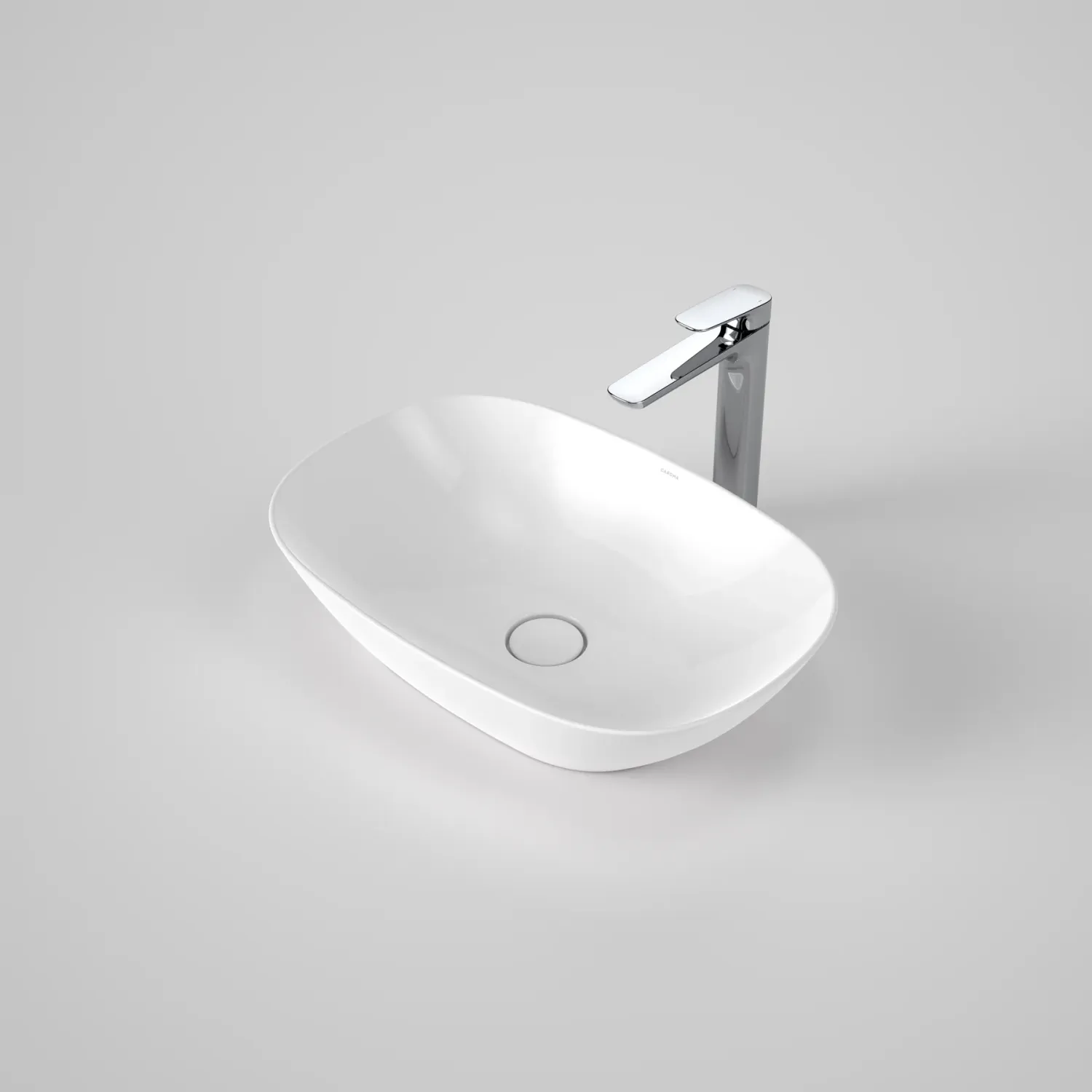 Contura II 530mm Above Counter Basin, Colour: White