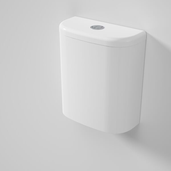 Contura II Close Coupled 4s Cistern, Colour: White, Type: Bottom Inlet