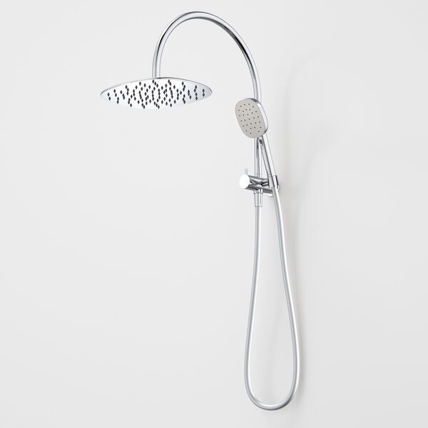 Contura II Compact Twin Shower, Finish: Chrome