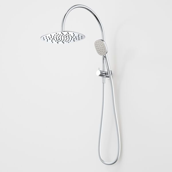 Contura II Compact Twin Shower, Finish: Chrome