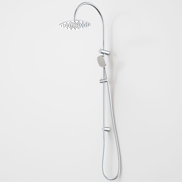 Contura II Rail Shower with Overhead, Finish: Chrome