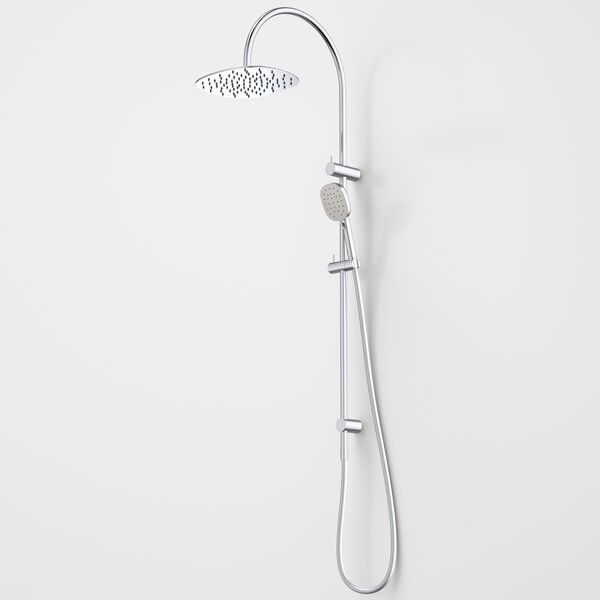 Contura II Rail Shower with Overhead, Finish: Chrome
