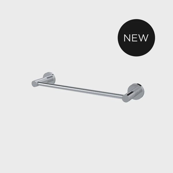 Round Single Towel Rai 300mm, Finish: Chrome